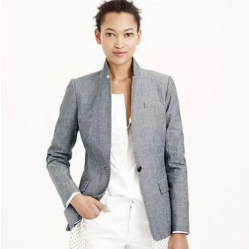 J.Crew Regent Blazer in Chambray